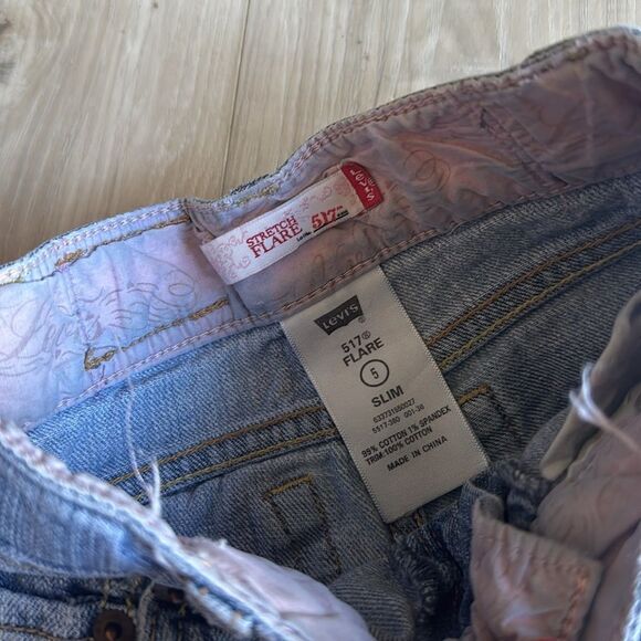 Levi’s 517 Stretch Flare, Heart Jeans Set Bundle Size 5 - Picture 7 of 8